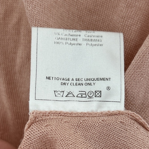 Spring 2006 John Galliano Silk Cashmere Pink Bows Crop V-Neck Knit Sweater - Picture 10 of 11